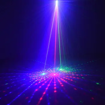 Vandtæt IP65 julelys Udendørs RGB Laser Brusere Projektor Bevægelse Med IR Fjernbetjening 20 Mønster kulørte Lamper Luminaria