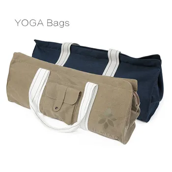 Vandtæt Lærred Yoga Taske, Bomuld, Mænd Og kvinder, Udendørs Fitness Sports Stor Kapacitet Specielle Multi-funktion yogamåtte Taske