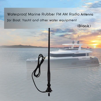 Vandtæt Rubber Duck Dipol Fleksibel Bil Marine FM AM Radio Antenne til Båd, Bil, Båd ATV-UTV RV Traktor Med gratis forsendelse