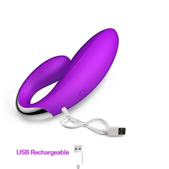 Vandtæt Trådløs Fjernbetjening USB-Genopladelige Daul Vibrator Sex Legetøj Til Kvinder G Spot Stimulere Klitoris Messager Vibrator