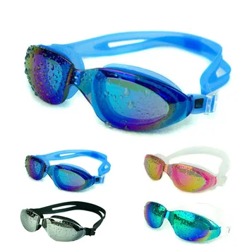 Vandtæt Voksen Anti-Fog UV-Svømning Beskyttelsesbriller Justerbar Strip Briller