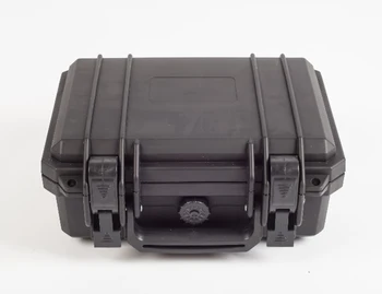 Vandtæt værktøj Tilfældet med skum for Kamera Udstyr etui Sort Plast forseglede sikkerhed transportabel værktøjskasse gratis fragt