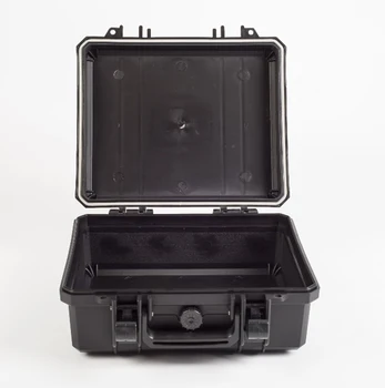 Vandtæt værktøj Tilfældet med skum for Kamera Udstyr etui Sort Plast forseglede sikkerhed transportabel værktøjskasse gratis fragt