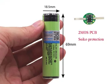 VariCore Beskyttet Oprindelige 18650 Genopladeligt batteri NCR18650B 3400mah med PCB 3,7 V For Panasonic lommelygte batterier