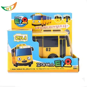 Varm 1:38 skala model oyuncak bil, børn miniature tayo bus mini plastik baby toy lidt tayo rani rogi gani bus Julegave