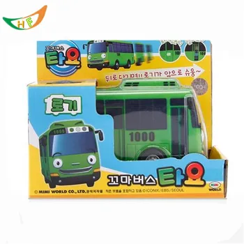 Varm 1:38 skala model oyuncak bil, børn miniature tayo bus mini plastik baby toy lidt tayo rani rogi gani bus Julegave