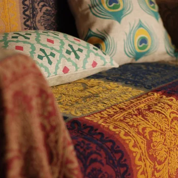 Varm sofa dekorative slipcover Kaster på Sofa/Seng/Rejser Plaider Rektangulære farve syning tæpper 2016 nye tæpper