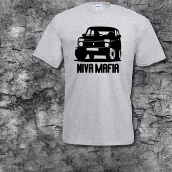 Varm Sommer Stil Mærke T-Shirt med Print Niva Mafia Offroad Off-Road Køretøj Kunst Rusland Lastbiler Oldschool tilpassede t-Shirts