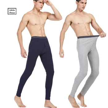 Varm Vinter Mænd Long Johns Bomuld Termisk Undertøj Til Mænd Varme Long Johns Leggings Bukser I Høj Kvalitet
