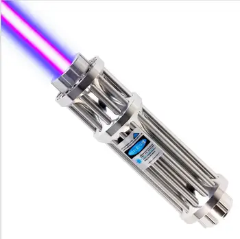VARMT! high power 100w 1000000mw blå laser pointers 450nm lazer lommelygte brændende tændstik/brænde lys cigarer/stearinlys/sort Jagt