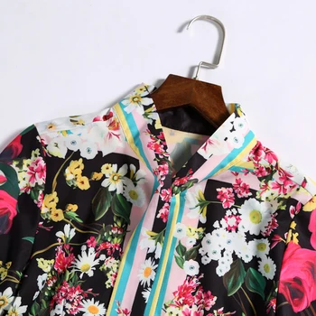 Ved Megyn 2017 Foråret Sommeren Kvinder Shirts plus størrelse XXXL lange ærmer gratis fragt Bluser, mode kvindelige skjorter bluser landingsbanen