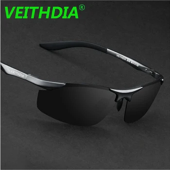 VEITHDIA Aluminium Magnesium Brand Designer Polariserede Solbriller til Mænd Briller Kørsel Briller Sommer-Brillerne Accessories til Mænd
