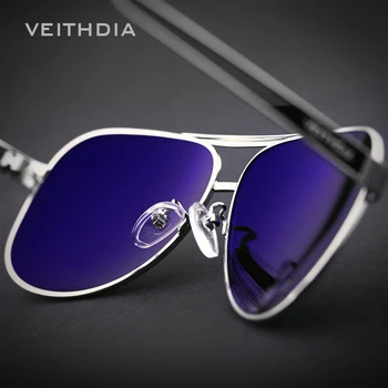 VEITHDIA Med Oprindelige Sag Polariserede Solbriller Mænd Brand Designer solbriller UV 400 Linse gafas oculos de sol masculino VT3152