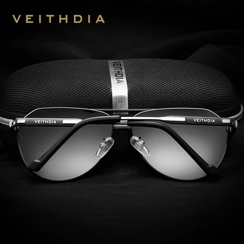 VEITHDIA Polariseret Klassiske Solbriller Mænd Originale Mærke Designer solbriller Vintage Brillerne, oculos de sol masculino 3562