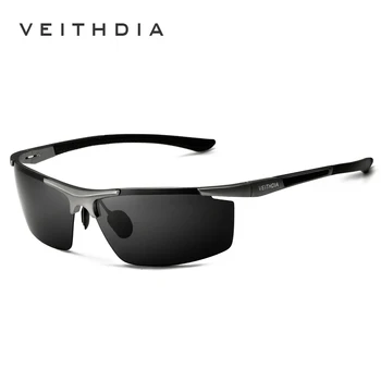 VEITHDIA Solbriller Mænd Brand Design Polariseret Mandlige Sol Briller Med den Originale Kasse Briller gafas oculos de sol masculino 6588