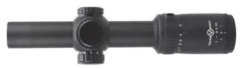 Vektor Optik Thanator 1-8x24 CQB Long Eye Relief Rifle Anvendelsesområde 1/10 MIL Lav Profil Tårn Lysende Prik Retile med 30mm Montere
