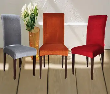 Velvet Mode Design Universal Elastisk stol dække spise housse de chaise kontor computer dække chaise cubresillas