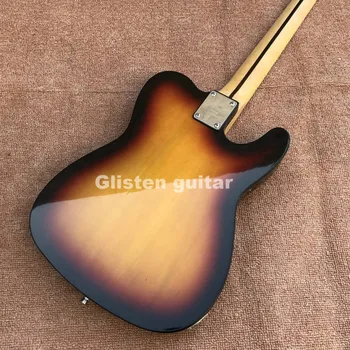 Venstre hånds TL sunburst elektrisk guitar, brugerdefineret guitarra