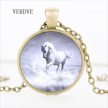 VERDVE 3 farver 2018 engros nye unicorn kunst glas facetslebet fancy smykker stil art gave pige