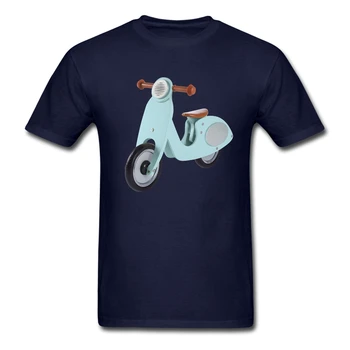 Vespa-Man T-Shirt Vespa Afslappet Sommer Komfortable Toppe Mænds kortærmet O Hals Camisetas Far Nyeste Tøj Motorcykler
