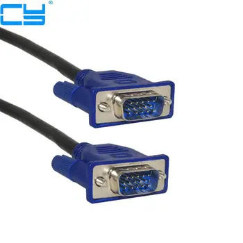 VGA-Kabel Mand til MaleBraided Afskærmning High Premium HDTV VGA edb-tv-displayet signal kabel-0.3 m/0,5 m/1,5 m/3m