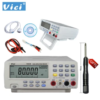 VICI Digital Multimeter VC8145 Bench Top Voltmeter PC DMM 80000 Ciffer Cap B0255