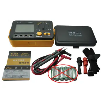 Vici VC60B+ digital earthmeter isolationsmodstand Tester Megohmmeter Ohmmeter Voltmeter DVM 1000V 2G w/ LCD-Baggrundslys