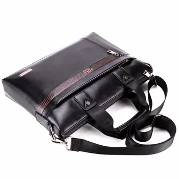 VICUÑA POLO Top Sælge Mode Enkel Prik Berømte Mærke Business Mænd Rejsetaske Taske Læder Laptop Taske Afslappet Mand Bag skuldertasker