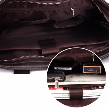 VICUÑA POLO Top Sælge Mode Enkel Prik Berømte Mærke Business Mænd Rejsetaske Taske Læder Laptop Taske Afslappet Mand Bag skuldertasker