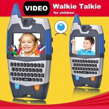 Video Talk Walkie Talkie For Børn Interessant Kommunikation Legetøj med Qwerty-Radio 150m Tale Udvalg