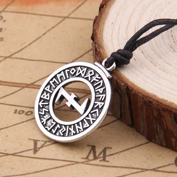 Viking kompas amulet vedhæng Mænd halskæde Skandinaviske som gave