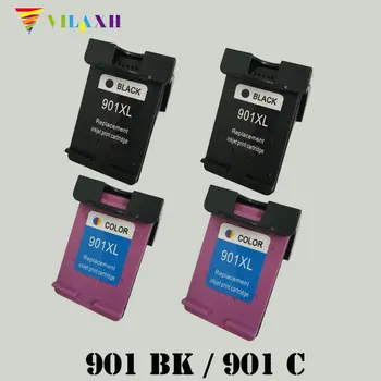 Vilaxh 901 XL Kompatibel Udskiftning af blækpatroner til HP 901xl For Officejet 4500 J4500 J4530 J4540 J4580 J4585 J4660 Printer