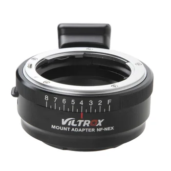 Viltrox NF-NEX Linse Adapter w/ Stativ Mount Blænde Ring til Nikon F AF-S AI G-Objektiv til Sony E NEX Kamera A7 A7R NEX 7 6 5 3