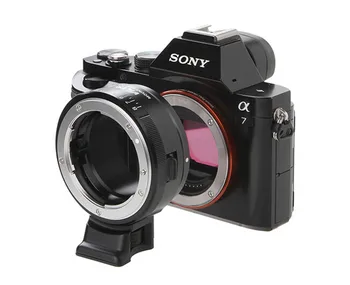 Viltrox NF-NEX Linse Adapter w/ Stativ Mount Blænde Ring til Nikon F AF-S AI G-Objektiv til Sony Kamera og A9 A7SII A7RII NEX 7 A6500
