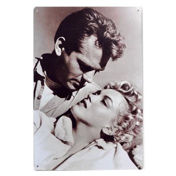 Vintage Marilyn Monroe Metal Maleri Strygejern Vægmaleri Til Garage butik, kontor 20*30cm Gratis Fragt