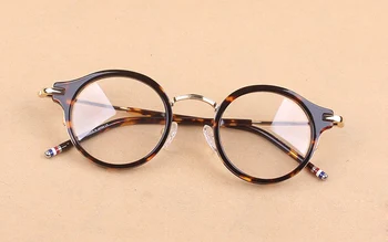 Vintage Thom Mærke runde rammer unisex briller rammer recept briller til kvinder og mænd briller Oculos De Grau