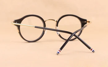 Vintage Thom Mærke runde rammer unisex briller rammer recept briller til kvinder og mænd briller Oculos De Grau