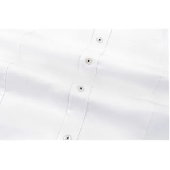 VISADA JAUNA Europæiske Størrelse Mænds Shirt Mode Skjorter til Mænd Casual Slim Fit Stribet langærmet Bomulds Camisa Masculina N87