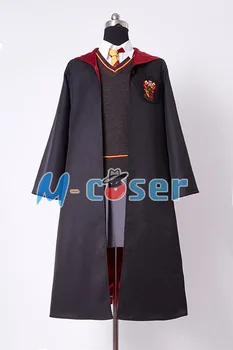 Voksen Hermione Granger Cosplay Kostume Voksen Harry Uniform Kjole Sæt Til Kvinder Komplet Sæt Kostume