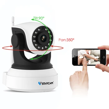 Vstarcam C7824WIP Baby Monitor wifi 2-vejs audio smart kamera med motion detection Sikkerhed Trådløse IP Kamera
