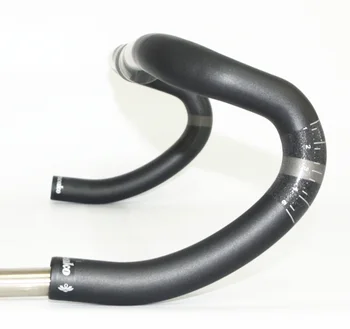 Wacako nye full carbon fiber cykelstyr fittings vej styr lille vinkel styr cykel dele indvendig kabelføring