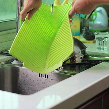 WALFOS fødevaregodkendt silikone Skål skål Tørring Mat Extra Large varmeandig Silikone Antibakteriel Dishwaser Sikker