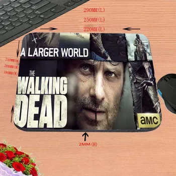 Walking Dead Top Sælger Print Design-Anti-slip Nye Ankomst Tilpasset Rektangulære Gummi musemåtte Computer PC Nice Gaming
