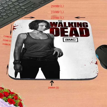 Walking Dead Top Sælger Print Design-Anti-slip Nye Ankomst Tilpasset Rektangulære Gummi musemåtte Computer PC Nice Gaming
