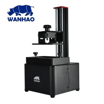 WANHAO D7 1.5 DLP UV-resin 3D-printer med den røde plet, bedre udseende, bedre kvalitet, med 250ml prøve harpiks kan vælge farve