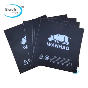 Wanhao i3 3D-printer reservedele udskrivning opvarmet seng mærkat lignende med Buildtak Prusa i3 opvarmet plade bygge plade tape sort