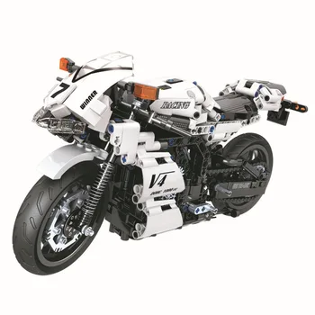 WEILE Technic Motorcykel Moto byggeklodser og Sætter Mursten Model Kids Classic Legetøj Til Børn Kompatibel Legoings City Bil