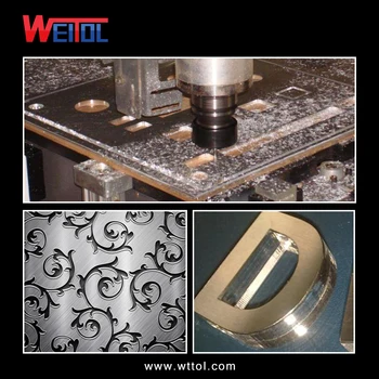 Weitol Metal gravering af 10 stk/Meget N 3.175 mm V-Form, rund Bund Hårdmetal PCB Gravering Bits CNC Router Af 10 graders 0,1 mm