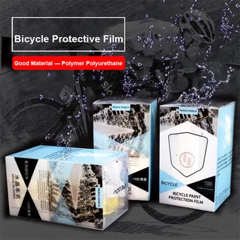 WEST BIKING Cykel Beskyttende Film Vandtæt Polyurethane Anti-Ridse Gennemsigtig MTB Cykel Beskyttende Ramme Gear Sæt