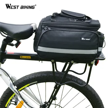 WEST BIKING Cykel Stativer + Taske Cykel, Bagage, Cykel Tilbehør V bremseskive Støtteben Cykling Bag sadeltaske + cykelstativ